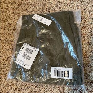 J. Crew Olive Green Flat Front Men Shorts